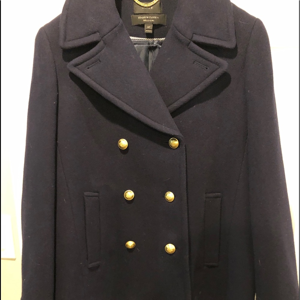 J.Crew Navy Wool Peacoat